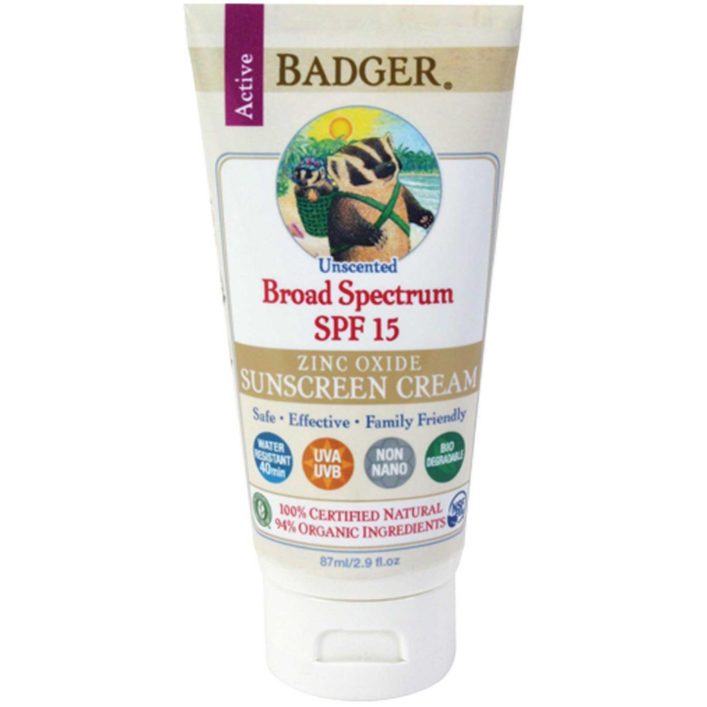 badger unscented sunscreen spf 15